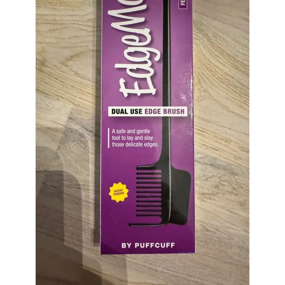 PuffCuff Edge Master Dual Edge Brush Silicone Bristles NEW